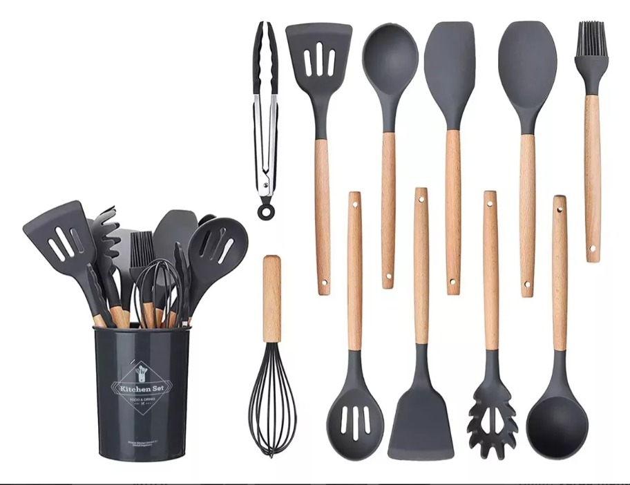 Miniatura 2 de Set Utensilios De Cocina Silicona X12 Pz